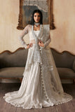 Zarposh Jahanara Festive Embroidered Organza Unstitched 3Pc Suit - Zaunisa