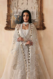 Zarposh Jahanara Festive Embroidered Organza Unstitched 3Pc Suit - Zaunisa
