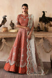 Zarposh Jahanara Festive Embroidered Organza Unstitched 3Pc Suit - Mahgul