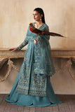 Zarposh Jahanara Festive Embroidered Organza Unstitched 3Pc Suit - Amyra