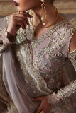 Zarposh Jahanara Festive Embroidered Organza Unstitched 3Pc Suit - Nure