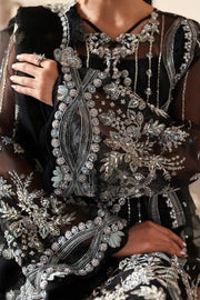 Zarposh Jahanara Festive Embroidered Organza Unstitched 3Pc Suit - Ayzel
