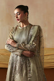 Zarposh Jahanara Festive Embroidered Indian Tissue Unstitched 3Pc Suit - Areezah