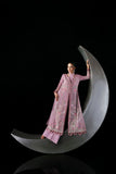 Zarposh Moonlit Muse Embroidered Chiffon Unstitched 3Pc Suit - Serein