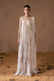 Zarposh Moonlit Muse Embroidered Chiffon Unstitched 3Pc Suit - Mystique