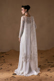 Zarposh Moonlit Muse Embroidered Chiffon Unstitched 3Pc Suit - Mystique