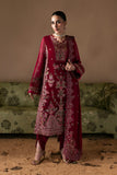 Zarposh Moonlit Muse Embroidered Chiffon Unstitched 3Pc Suit - Poise
