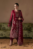Zarposh Moonlit Muse Embroidered Chiffon Unstitched 3Pc Suit - Poise