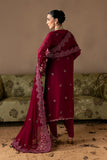 Zarposh Moonlit Muse Embroidered Chiffon Unstitched 3Pc Suit - Poise