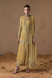 Zarposh Moonlit Muse Embroidered Chiffon Unstitched 3Pc Suit - Cymelle
