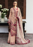 Hussain Rehar Embroidered Karandi Unstitched 3Pc Suit - Lali