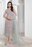 Pareesia by Zarif Luxury Formal Net 3Pc Suit ZP-07 Lilac