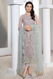 Pareesia by Zarif Luxury Formal Net 3Pc Suit ZP-07 Lilac