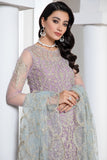 Pareesia by Zarif Luxury Formal Net 3Pc Suit ZP-07 Lilac