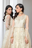 Pareesia by Zarif Luxury Formal Net 3Pc Suit ZP-05 Ivory