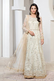 Pareesia by Zarif Luxury Formal Net 3Pc Suit ZP-05 Ivory