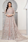 Pareesia by Zarif Luxury Formal Net 3Pc Suit ZP-01 Rose Gold