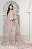 Pareesia by Zarif Luxury Formal Net 3Pc Suit ZP-01 Rose Gold