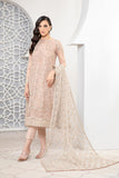 Pareesia by Zarif Luxury Formal Net 3Pc Suit ZP-09 Flamingo