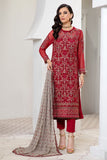 Pareesia by Zarif Luxury Formal Chiffon 3Pc Suit ZP-06 Crimson