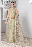 Pareesia by Zarif Luxury Formal Net 3Pc Suit ZP-03 Seafoam