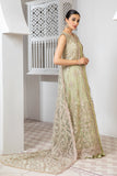 Pareesia by Zarif Luxury Formal Net 3Pc Suit ZP-03 Seafoam