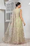 Pareesia by Zarif Luxury Formal Net 3Pc Suit ZP-03 Seafoam