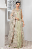 Pareesia by Zarif Luxury Formal Net 3Pc Suit ZP-03 Seafoam