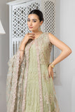 Pareesia by Zarif Luxury Formal Net 3Pc Suit ZP-03 Seafoam