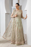 Pareesia by Zarif Luxury Formal Net 3Pc Suit ZP-03 Seafoam