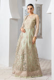 Pareesia by Zarif Luxury Formal Net 3Pc Suit ZP-03 Seafoam