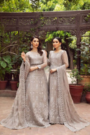 Alizeh Fashion Shahtaj Formal Wedding Embroidered 3PC Suit D-10 Zercon