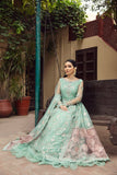 Alizeh Fashion Shahtaj Formal Wedding Embroidered 3PC Suit D-02 Anarkali