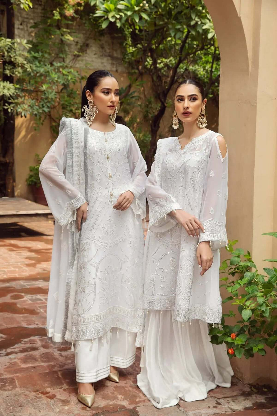 Alizeh Fashion Shahtaj Formal Wedding Embroidered 3PC Suit D-05 Shahnoor