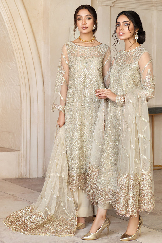 Gulzaar By Zarif Embroidered  Suits Unstitched 3 Piece ZR25UF ZFG 03 DAISY - Luxury Collection