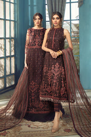 Rangrez by Zarif Festive Chiffon 3Pc Suit ZR-03 CARMEL