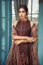Rangrez by Zarif Festive Chiffon 3Pc Suit ZR-03 CARMEL