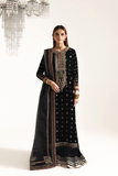 Emaan Adeel Zarposh Embroidered Velvet Unstitched 3Pc Suit - RAZIA