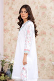 La Rosaa Spring Summer Embroidered Lawn Stitched 2Pc Suit LSS-24-04 White