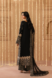 Emaan Adeel Sheherzadi Embroidered Chiffon Unstitched 3Pc Suit - SAHAR