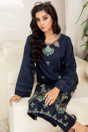 Safwa Embroidered Lawn Pret 2Pc Suit ( Shirt / Trouser ) 2P-EMB-145