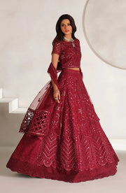 Zarif Muse Thread Embroidered Organza Unstitched 3Pc Suit ZE-MT-01 Sheen
