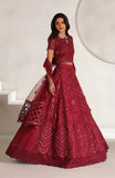 Zarif Muse Thread Embroidered Organza Unstitched 3Pc Suit ZE-MT-01 Sheen