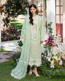 Zevk Flora Festive Embroidered Lawn Unstitched 3Pc Suit - ROSEMARY