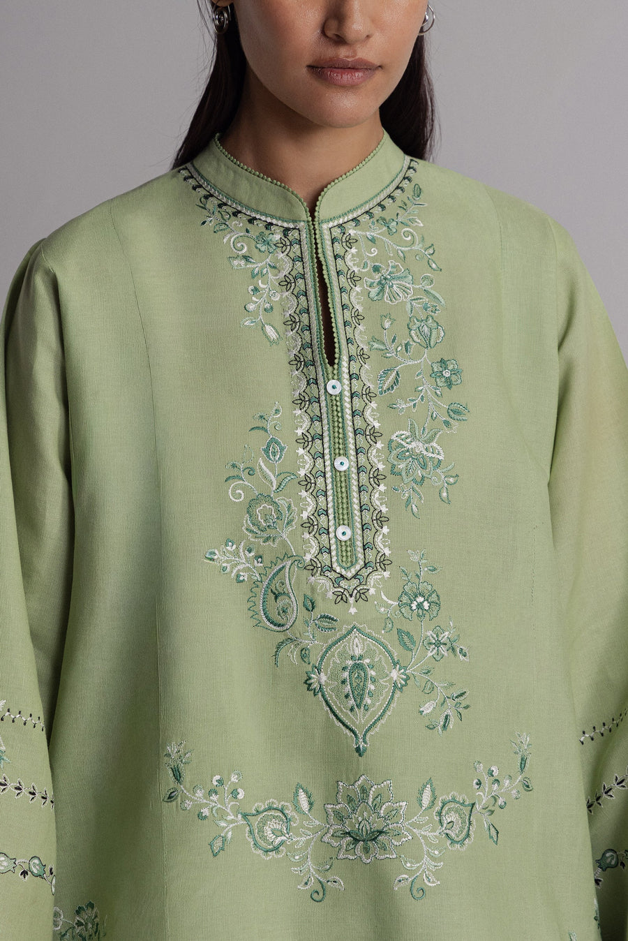 Coco Zara Shahjahan Embroidered Khaddar Unstitched 3Pc D-4B NEELAM