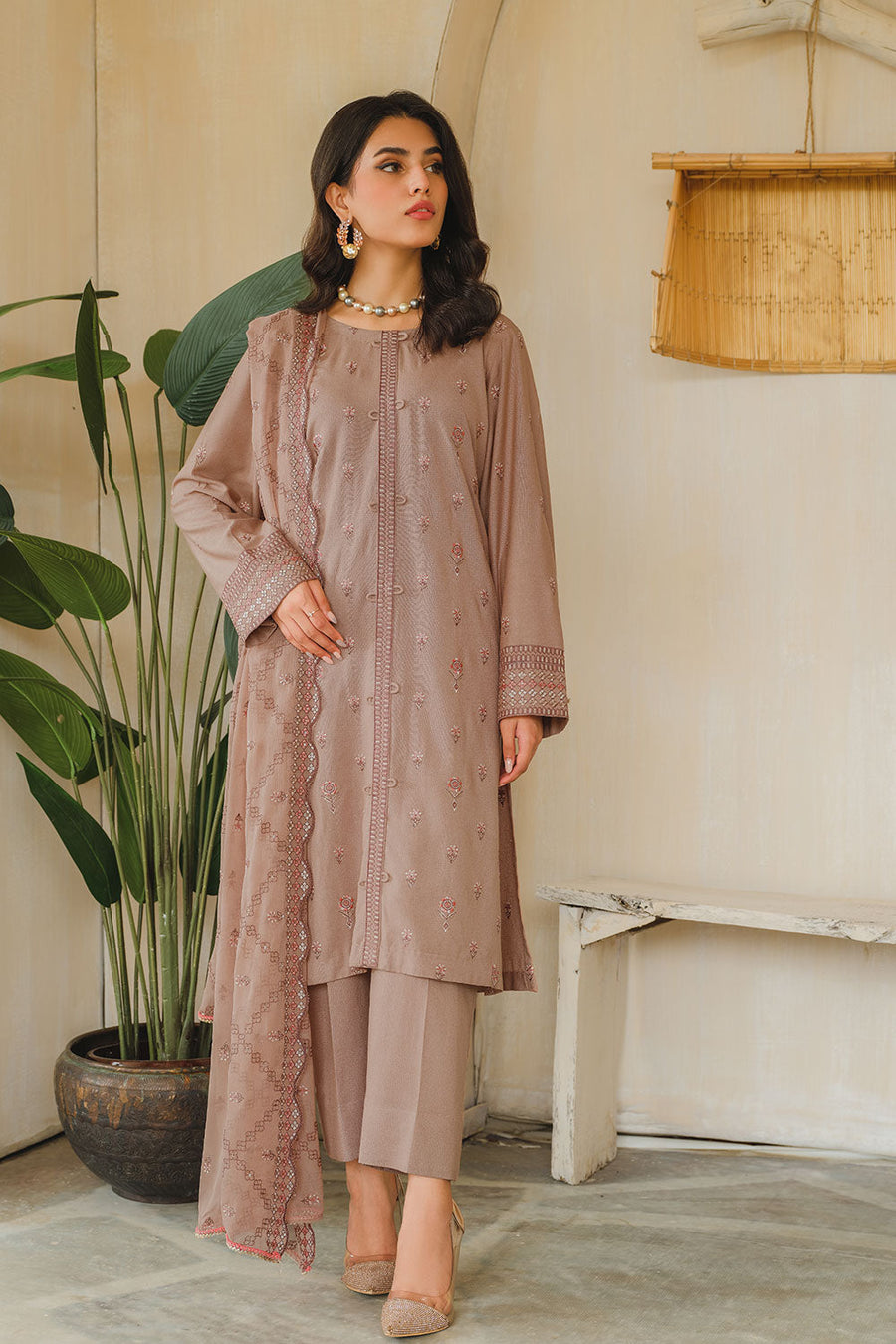 ASC-06 - SAFWA ADORE EMBROIDERED 3-PIECE COLLECTION VOL 01