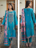 Zellbury Winter Embroidered Khaddar Unstitched 3Pc Suit WUW22E30059