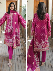 Zellbury Winter Embroidered Khaddar Unstitched 3Pc Suit WUW22E30086