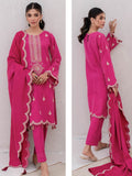 Zellbury Winter Embroidered Khaddar Unstitched 3Pc Suit WUW22E30091