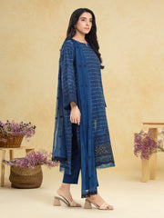 edenrobe Festive Ensembles Unstitched Cambric 3Pc Suit EWU24V2-30123